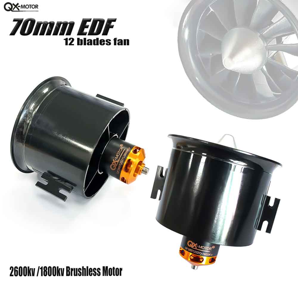 Rc Helicopter Blade - QX-MOTOR 6 ブレード/12 ブレード 30mm 70mm